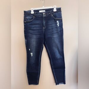 KanCan Dark Wash Skinny Jeans, Size 15/31